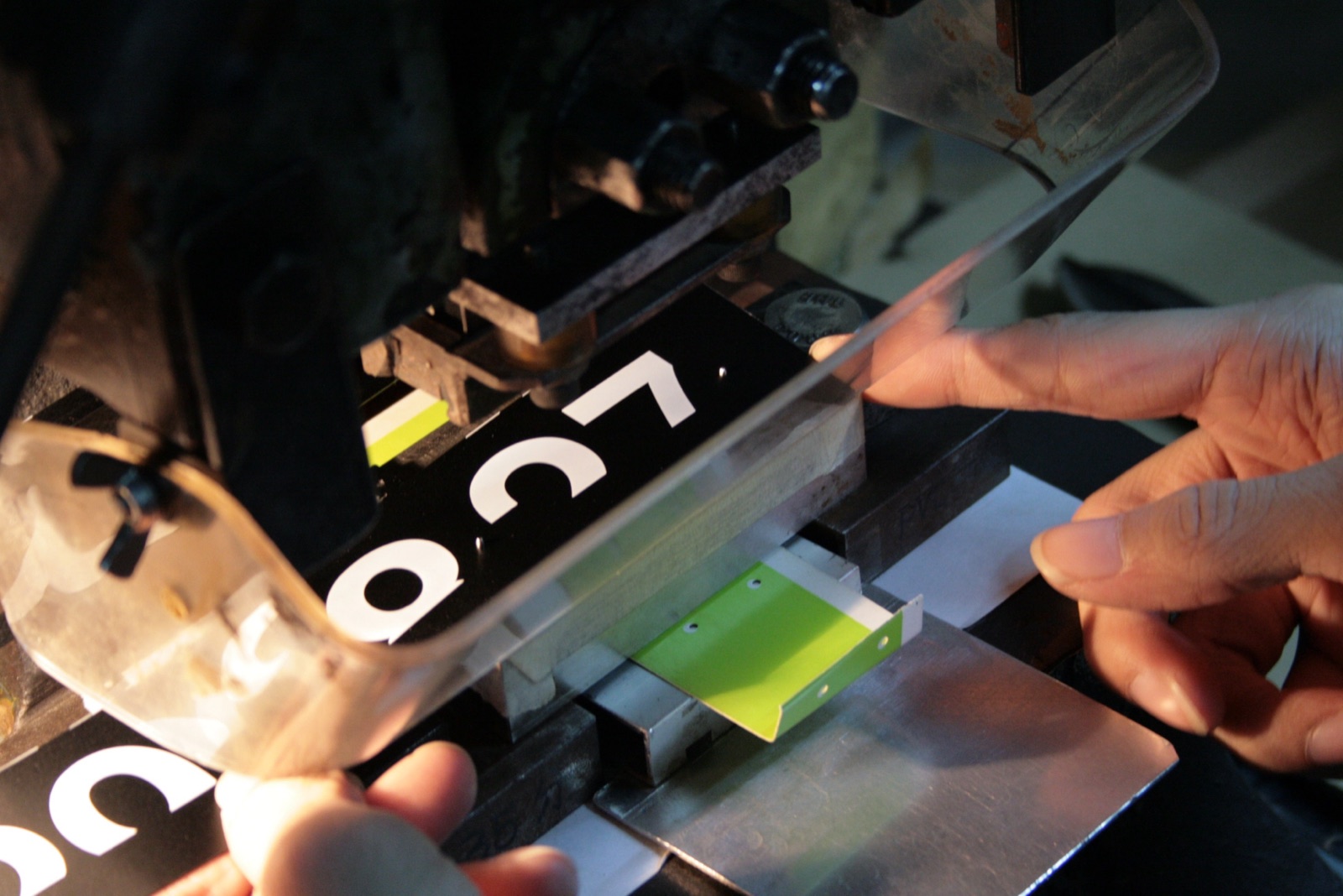 Hand assembling a TWEMCO clock